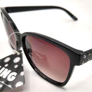 Foster Grant Women's Black Bling Faux Diamonds Sunglasses NEW